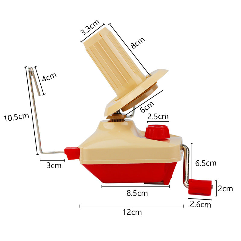 Hand Operated Yarn Winder Manual Wool Ball Winding Tool for Knitting Crochet