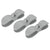 Wire Cable Organizer Holder Cord Wrapper Winder For Kitchen Appliances Computer - 3PCS White
