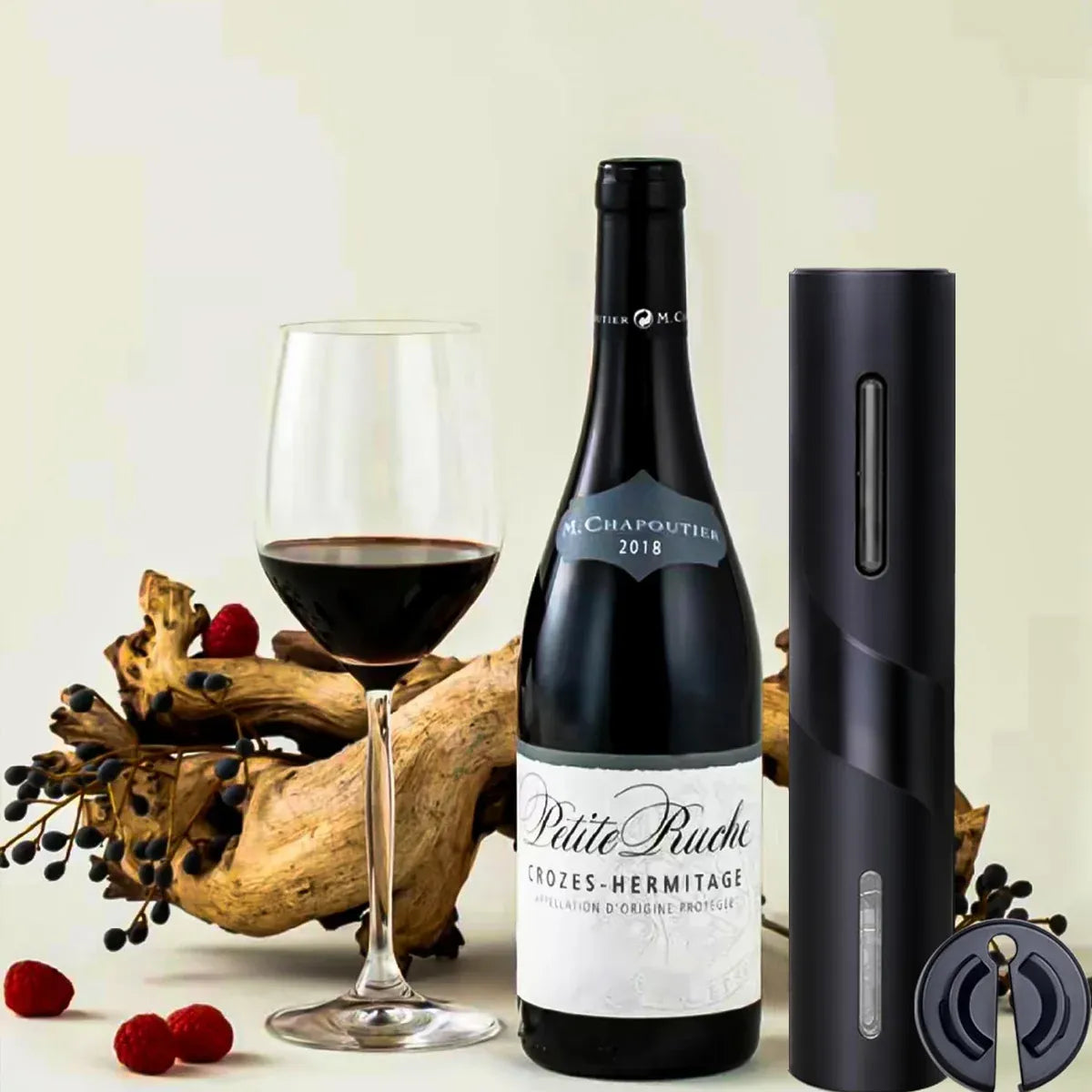 5-Piece Electric Wine Opener Set with Charging Base