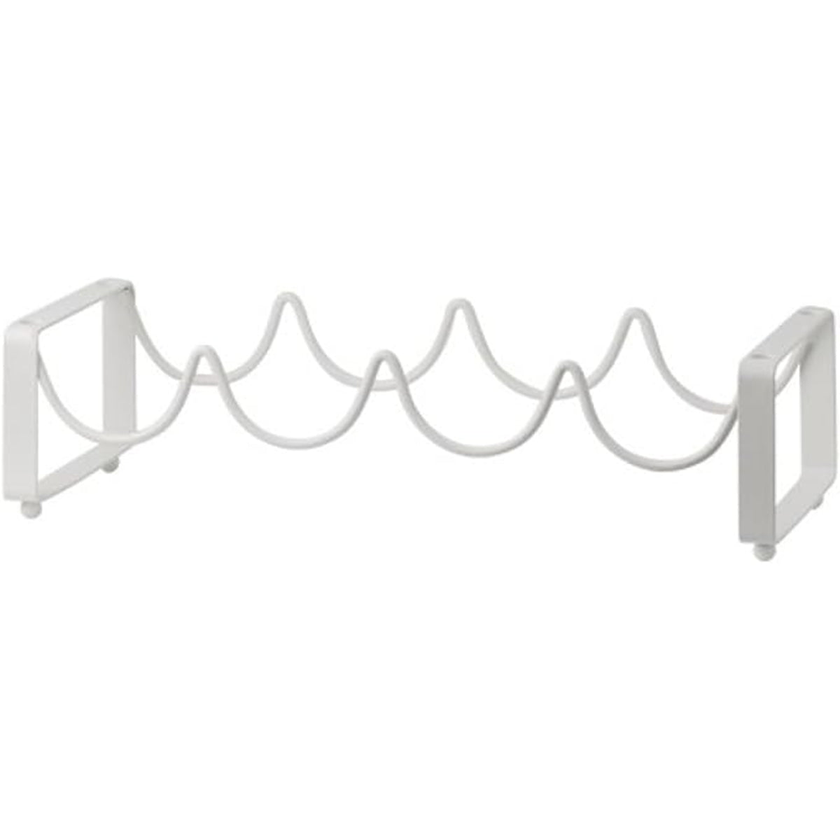 Iron Wine Rack Bottle Holder Metal Display Stand Tabletop Decorative Storage - Brown