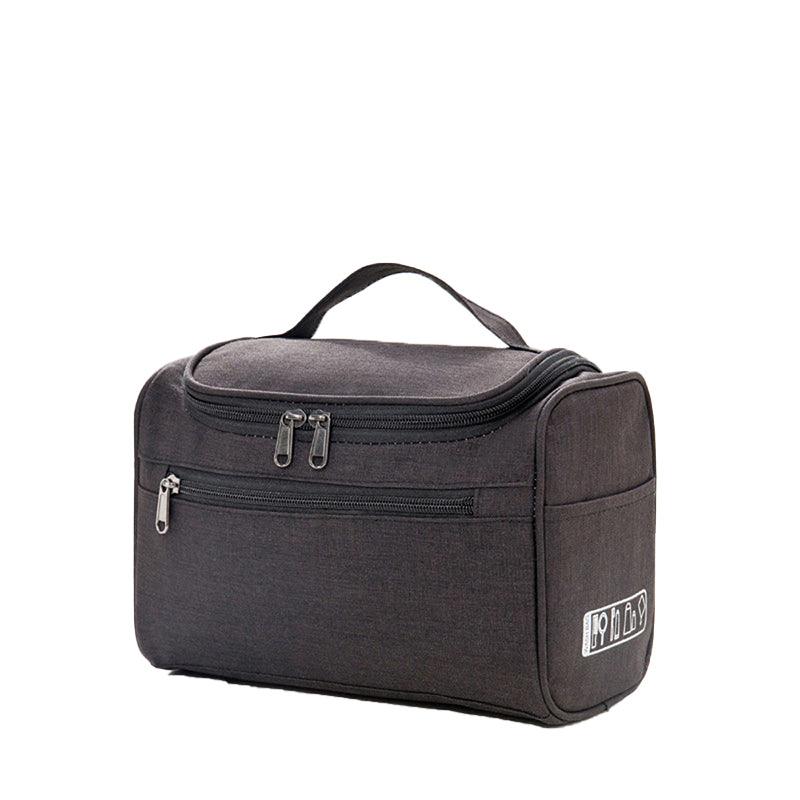 Womens Cosmetic Bag Make Up Case Travel Toiletry Wash Organiser Vanity Nail Box - Wine Red