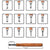 12Pcs Wood Carving Tool Chisels Set Woodcut Knife Arts Crafts Woodworking Chisel