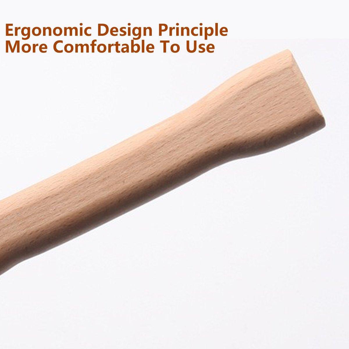 DIY Leather Craft Tools Square Solid Wood Hammer Mallet for Leatherworking