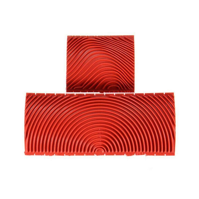 2PCS Wood Graining Tool Wood Grain Wall Art Paint For Wall Painting Decor DIY