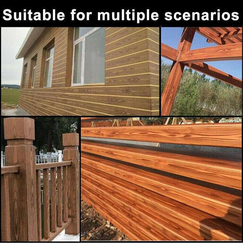 2PCS Wood Graining Tool Wood Grain Wall Art Paint For Wall Painting Decor DIY