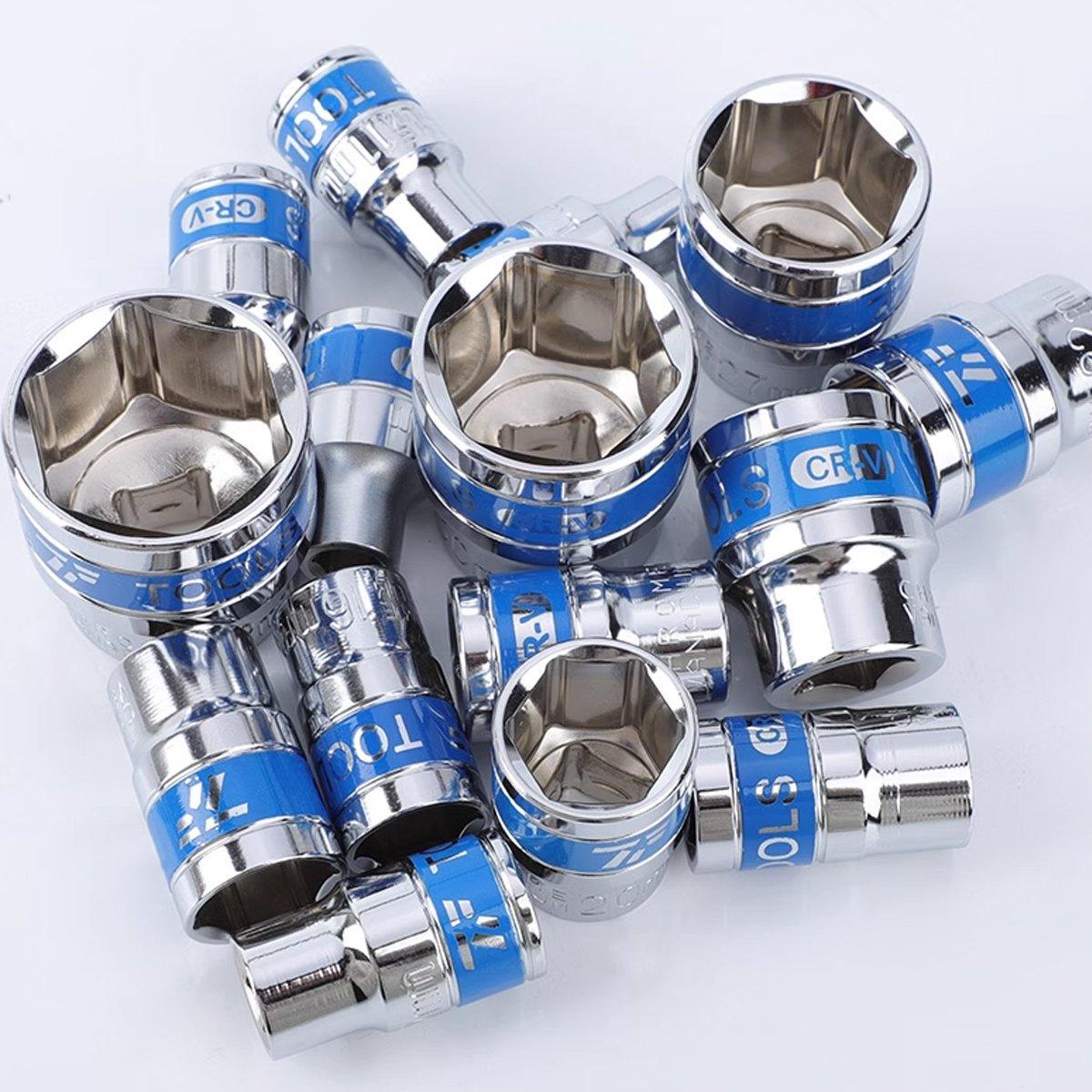 12PCS Household Wrench Portable Functional Adjustable Spanner Tool Kit