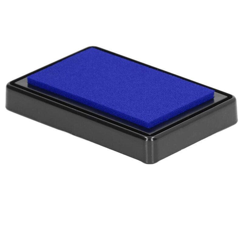 Stamp Ink Pad Rectangular 63x95mm for Rubber Stamps Office Fingerprint Stamping - Black