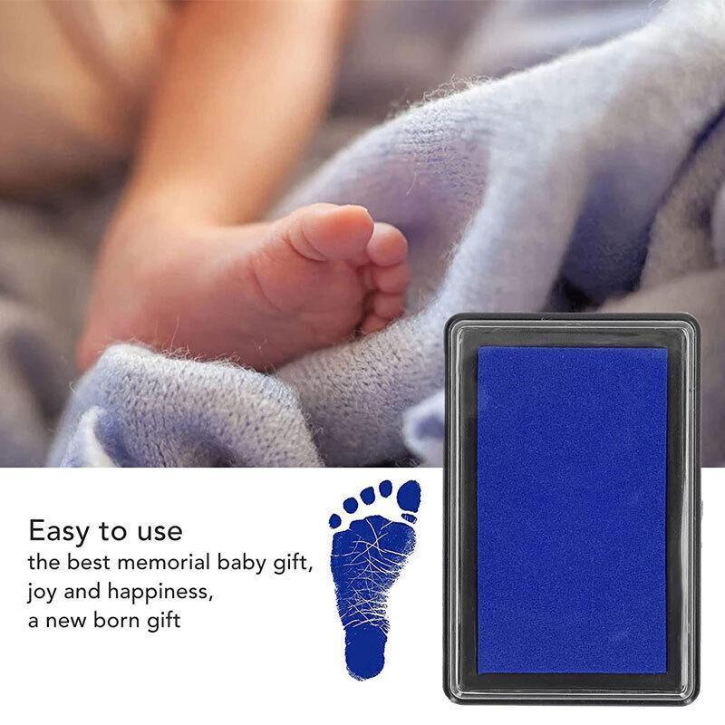 Stamp Ink Pad Rectangular 63x95mm for Rubber Stamps Office Fingerprint Stamping - Red