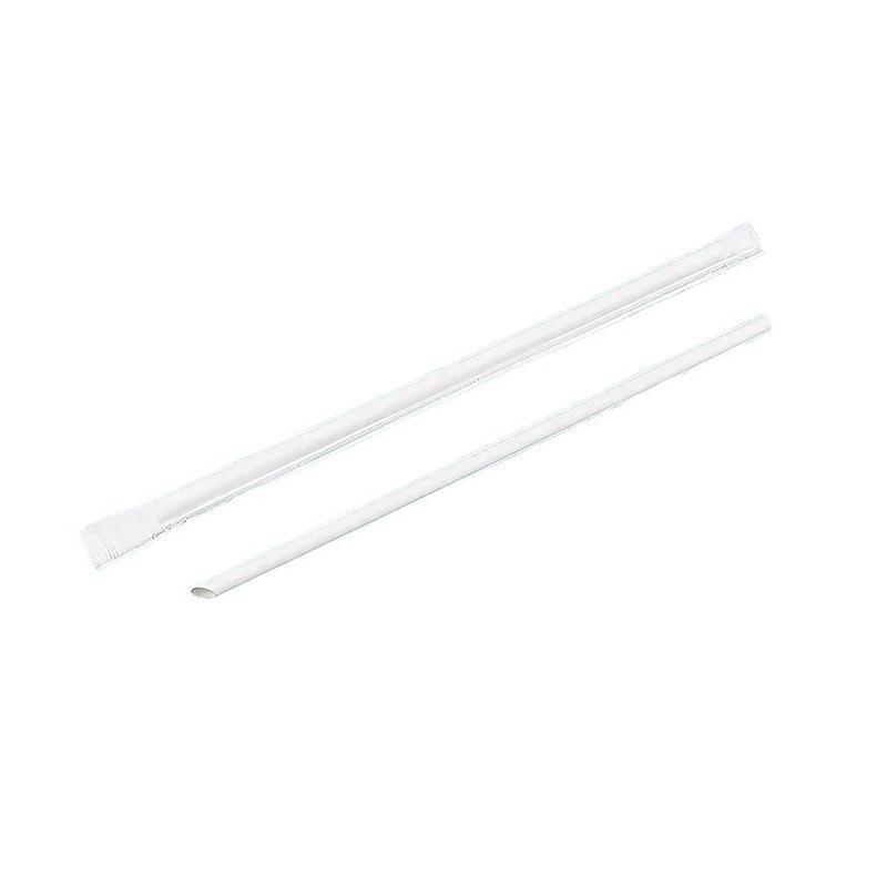 1000-2000pcs Colourful Paper Drinking Straws FOIL Metallic Party - Kraft-6*190mm 2000PCS