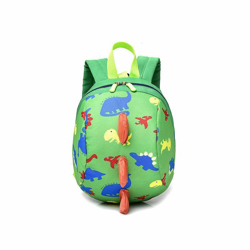 Kids Safety Harness Backpack Toddler Leash Dinosaur Bag Child Anti Lost - pink