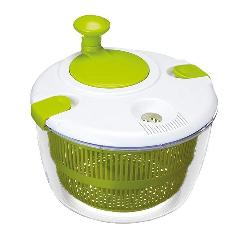 Salad Spinner Vegetable Lettuce Salad Leaves Washer Dryer Serving Bowl Container