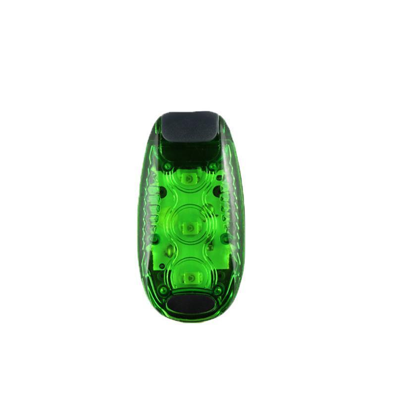 LED Warning Lamp Tail Light for Bicycle Helmet Rear Cycling Running Use - Green
