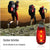 LED Warning Lamp Tail Light for Bicycle Helmet Rear Cycling Running Use - Red