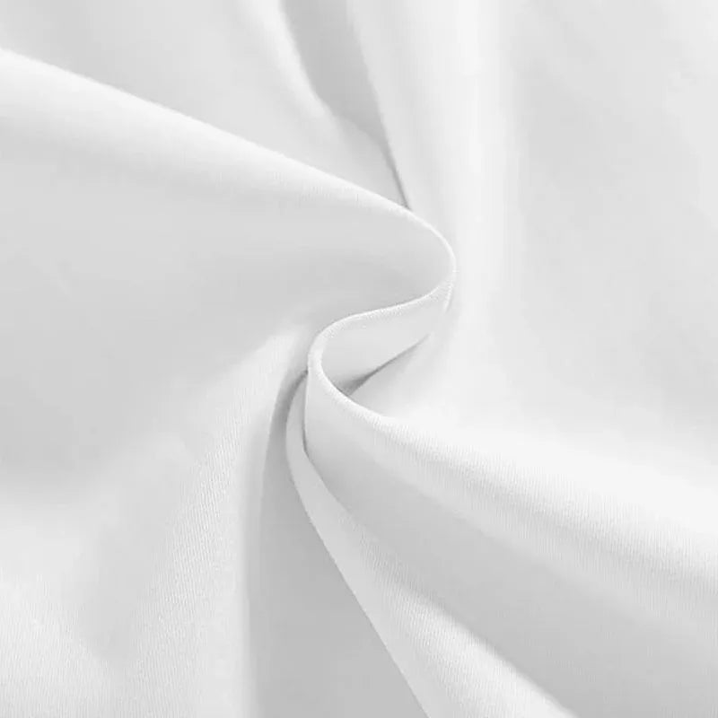 White Girls Peter Pan Collar Long Sleeve School Shirt with two button Adjustable Cuff - L