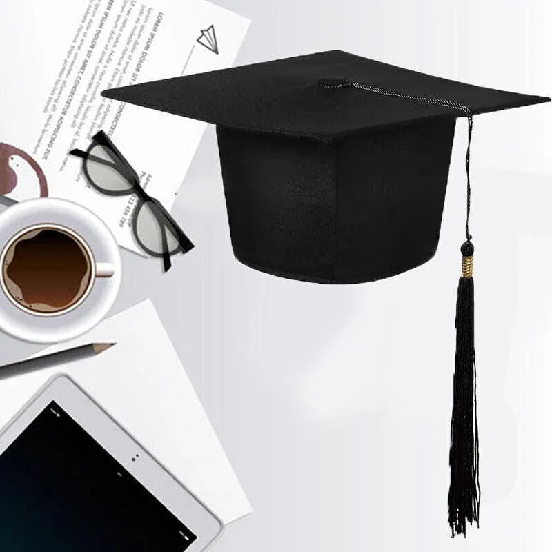 Mortarboard Graduation Hat Academic Cap Black Bachelor Master Chancellor Hat Au