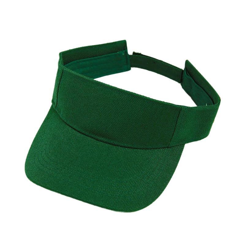 Women Adjustable UV Protection Sport Visor Cap Beach Sun Hat New Stylish Design - Pink