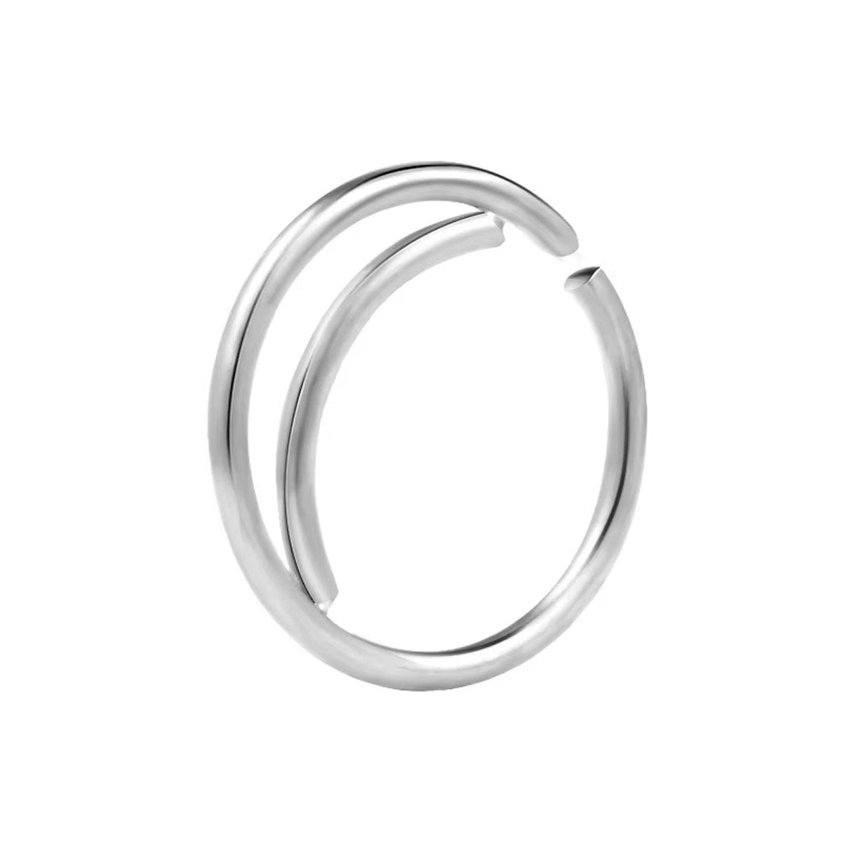 Fashion Stainless Steel Nose Ring Small Nose Staple Jewellery Piercing Accessory - Colourful