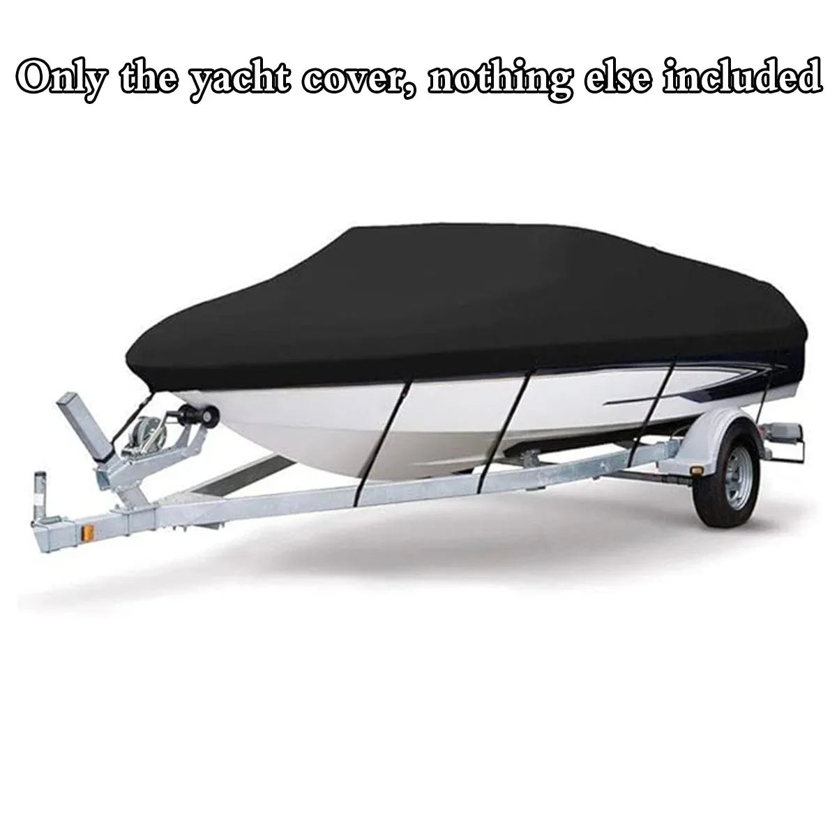 Boat Cover Model Waterproof Outdoor Yacht Dust Protector Hull Shield Blue Tarp - 530x290cm