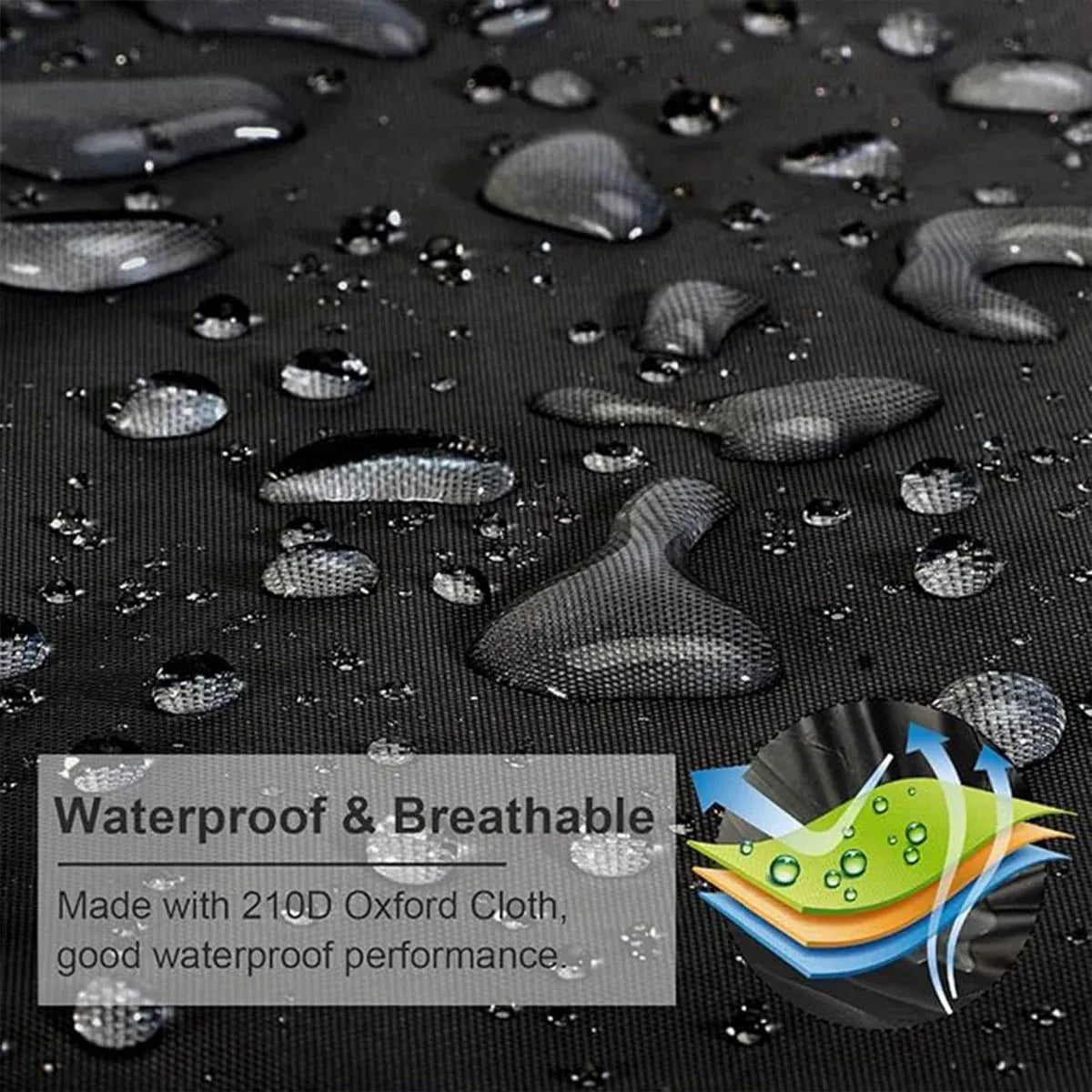 Boat Cover Model Waterproof Outdoor Yacht Dust Protector Hull Shield Blue Tarp - 700x320cm