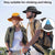 Women Wide Brim Ponytail Hat Sun Protect Visor Summer Beach Cap Anti Uv Floppy - Yellow