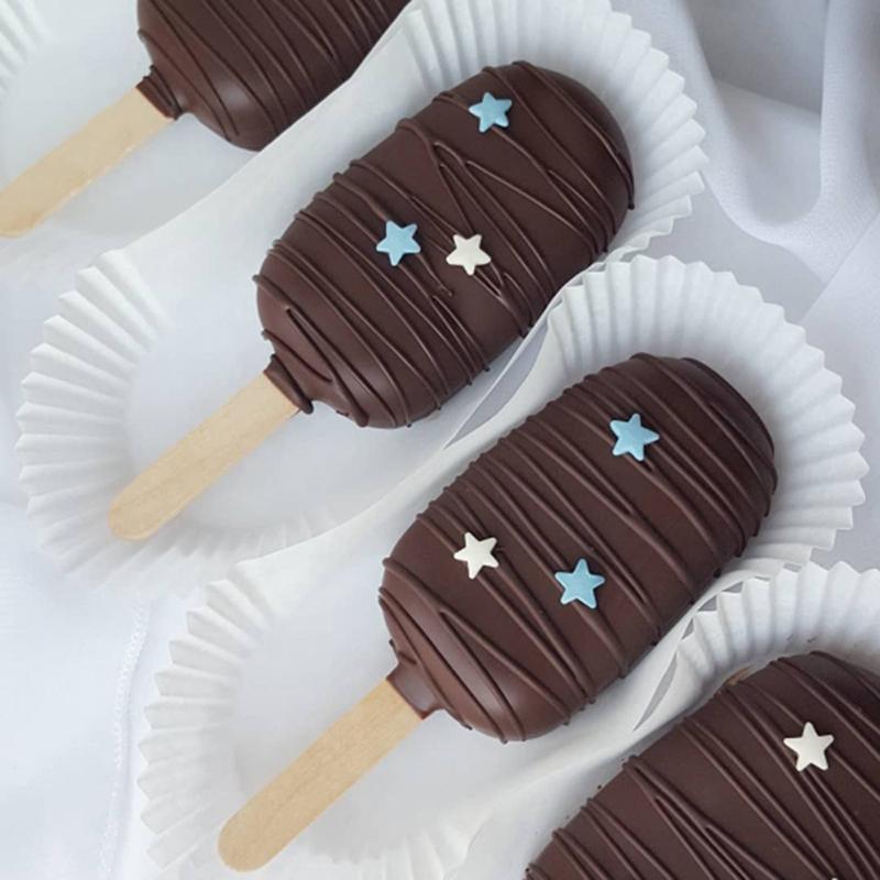 1000PCS Natural Wooden Craft Sticks Paddle Pop Sticks Ice Cream coffee stir - Wooden