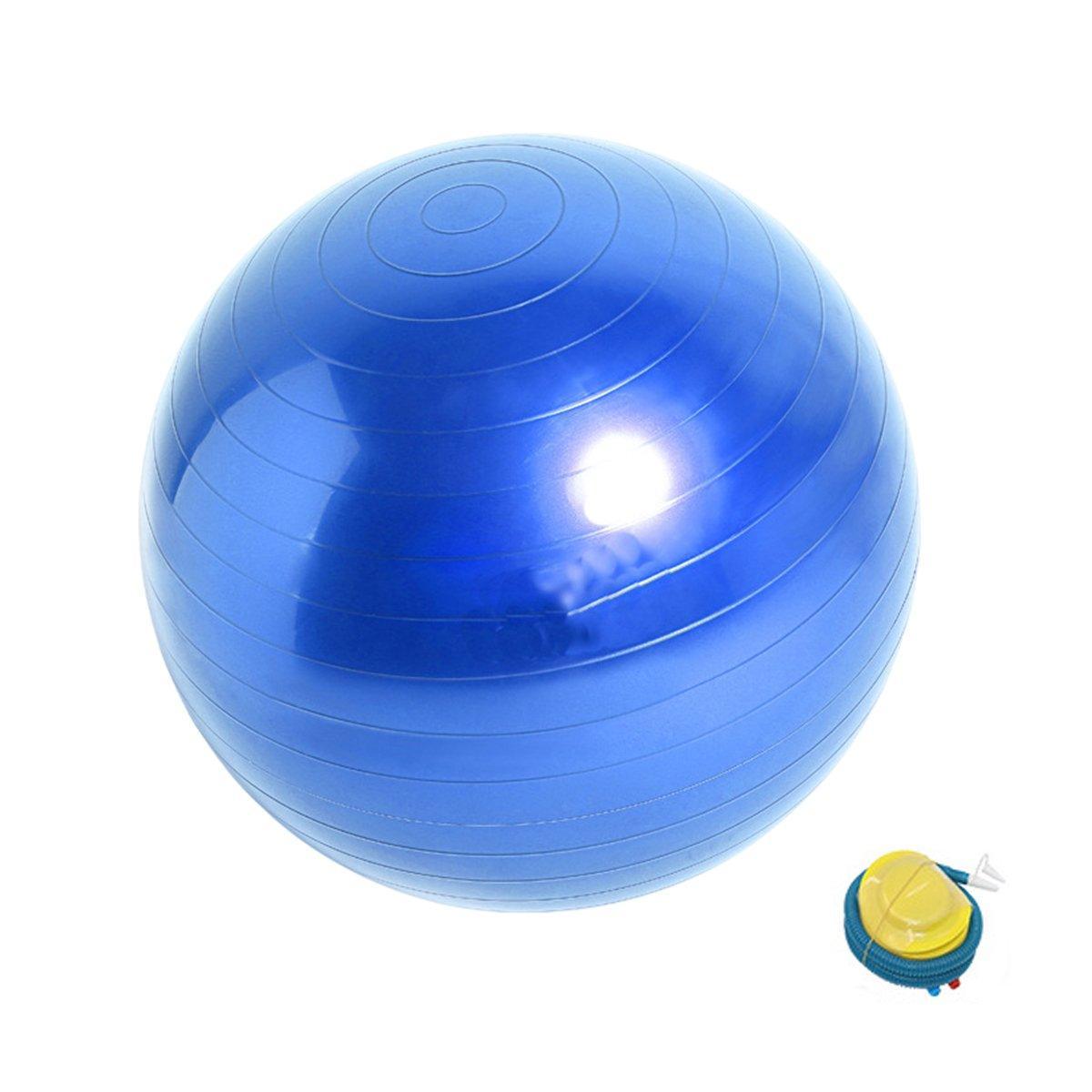 Explosion-Proof Thickened Inflatable Yoga Ball Massage Fitness Stability Ball - Grey - 75cm