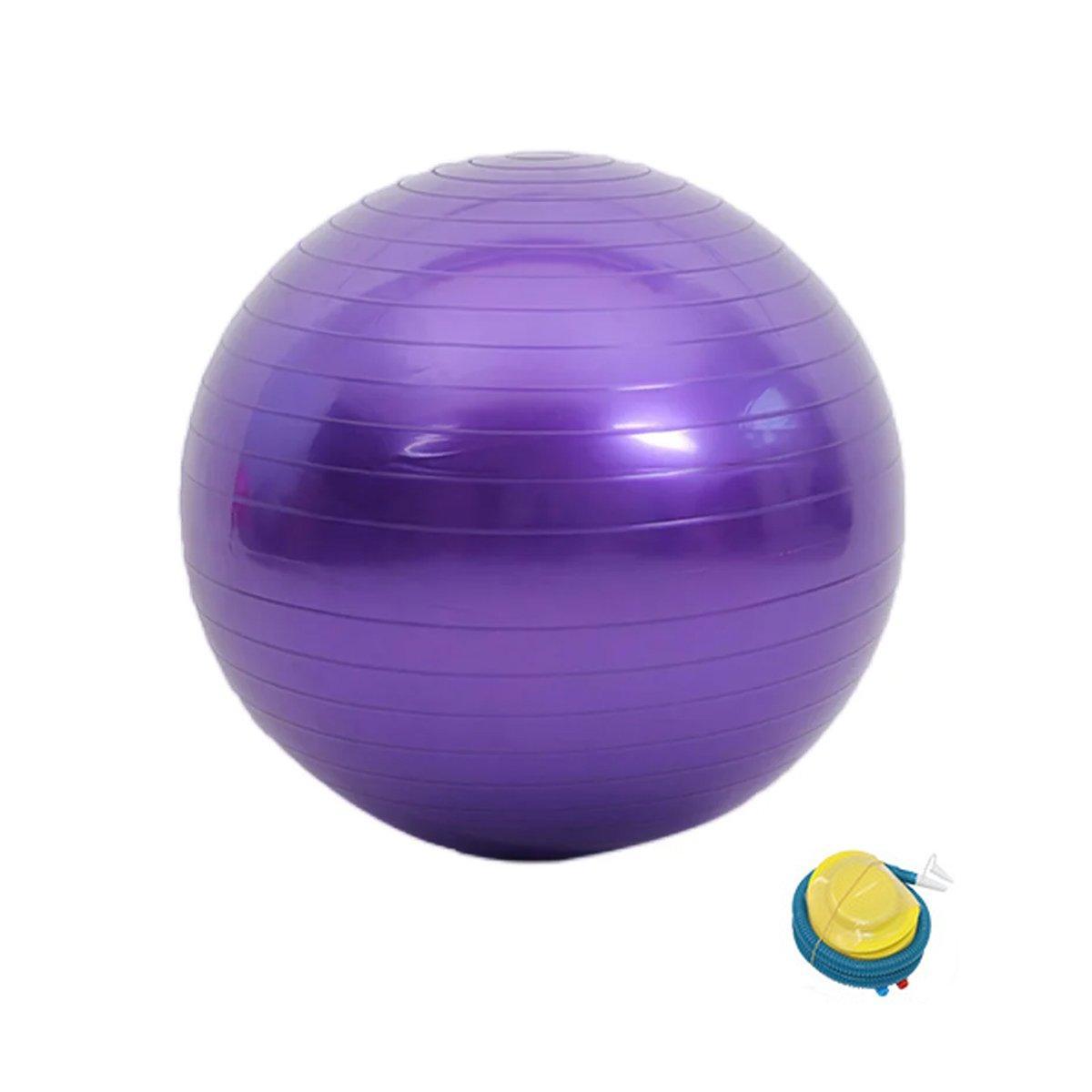 Explosion-Proof Thickened Inflatable Yoga Ball Massage Fitness Stability Ball - Grey - 75cm