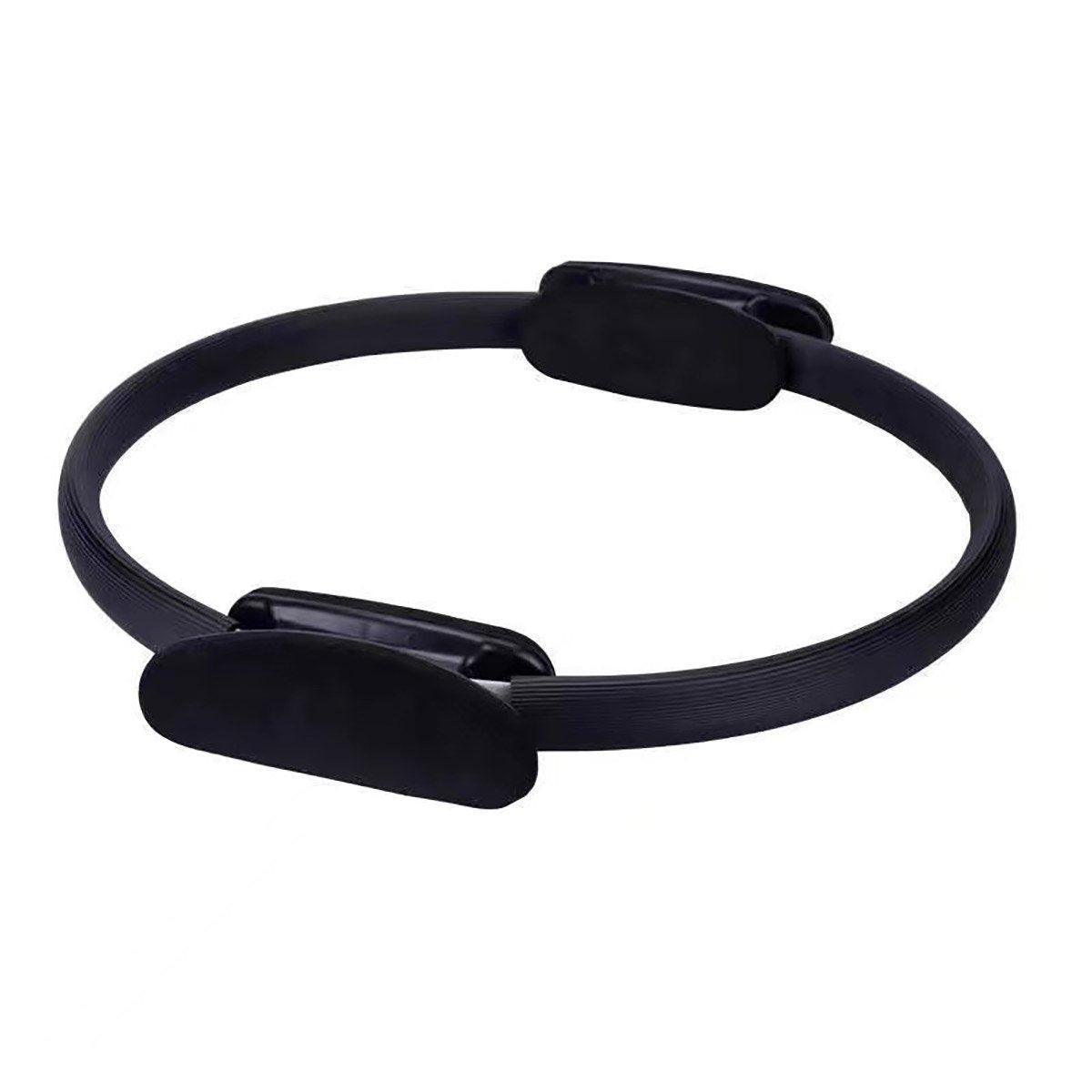 6 Colours Pilates Yoga Ring Magic Circle Fitness Equipment for Toning Slim Legs - Grey