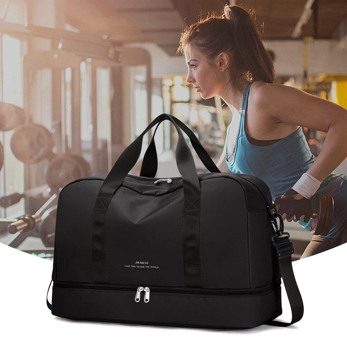 Yoga Fitness Bag Outdoor Sports Travel Bag Large Capacity Gym Luggage Bag