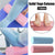 EVA Foam Yoga Massage Roller Solid Pilates Fitness Column for Muscle Recovery - Pink