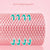 EVA Foam Yoga Massage Roller Solid Pilates Fitness Column for Muscle Recovery - Pink