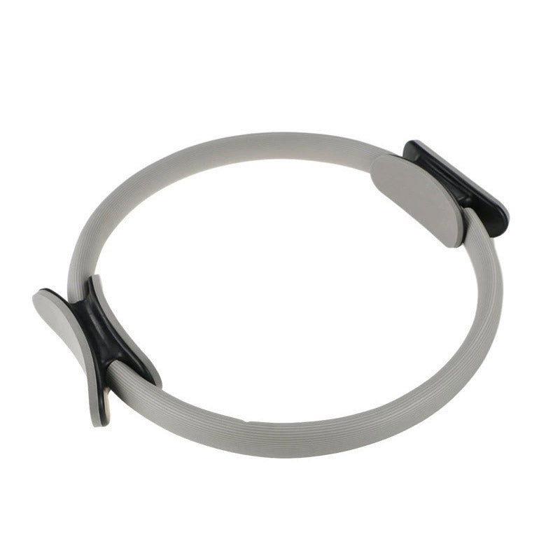 6 Colours Pilates Yoga Ring Magic Circle Fitness Equipment for Toning Slim Legs - Black