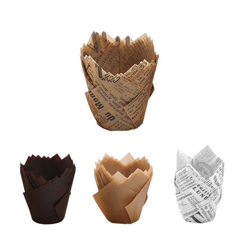 1000PCS Grease-proof Cupcake Liners Muffin Cup Cup Cake Paper Cup Large - Cowhide