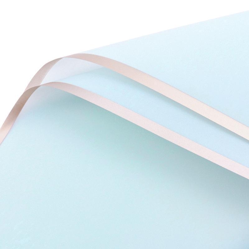 100PCS Waterproof Flower Gift Wrapping Paper Florist Bouquet Craft Packaging - Silver-Red