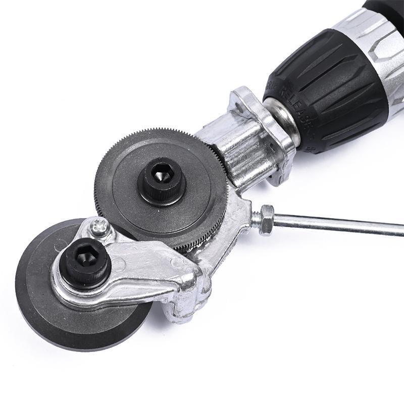 Electric Drill Plate Cutter Sheet Metal Nibbler Precise Cutting Shears Cutter