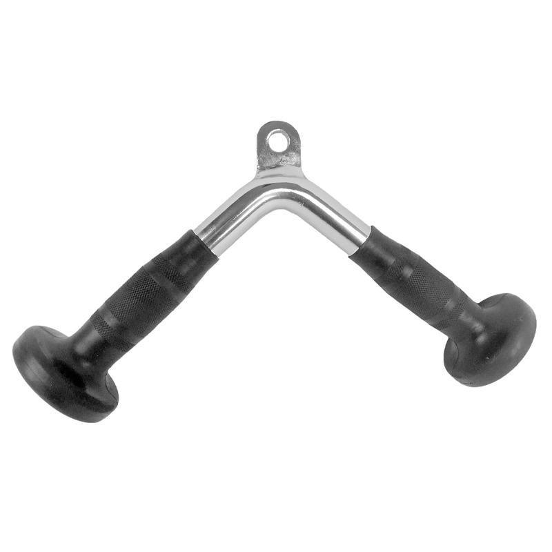 Cable Pulley Attachment Tricep Rope V Grip LAT Pull Down Gym Accessory - Rotation Close Grip Triangle