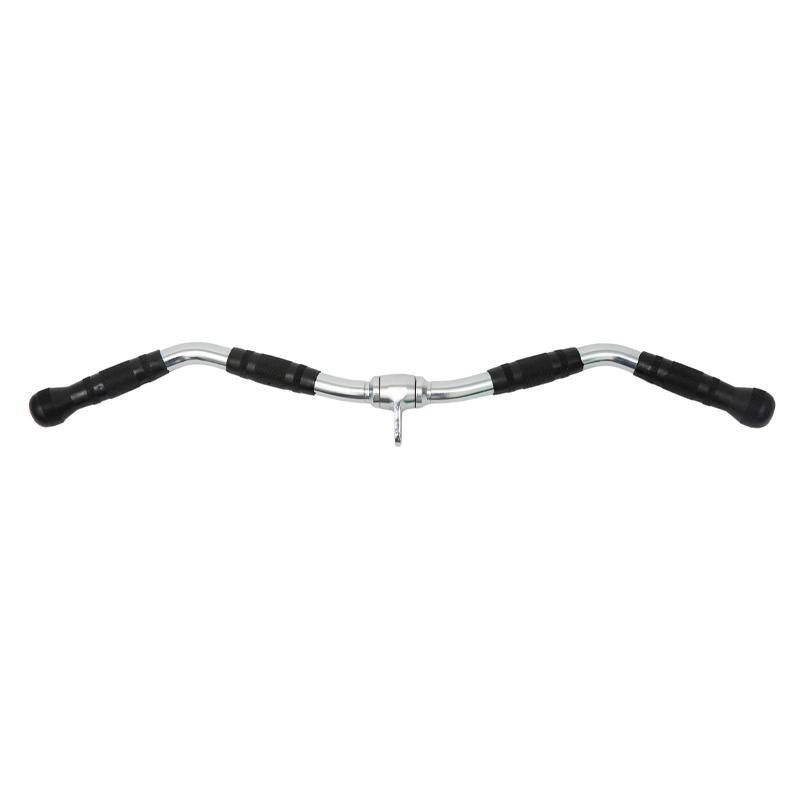 Cable Pulley Attachment Tricep Rope V Grip LAT Pull Down Gym Accessory - Tricep Press-Down Bar