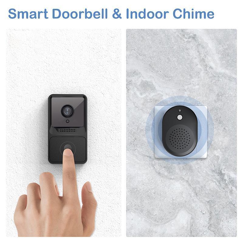 Wireless WiFi Video Doorbell Smart Phone Door Ring Intercom Camera Security Bell