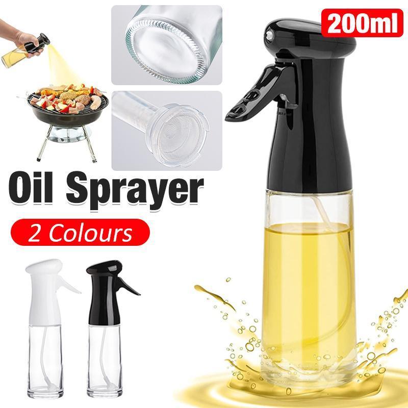 Olive Oil Sprayer Dispenser Cooking Baking BBQ Spray Bottle Kitchen Tool HG - White