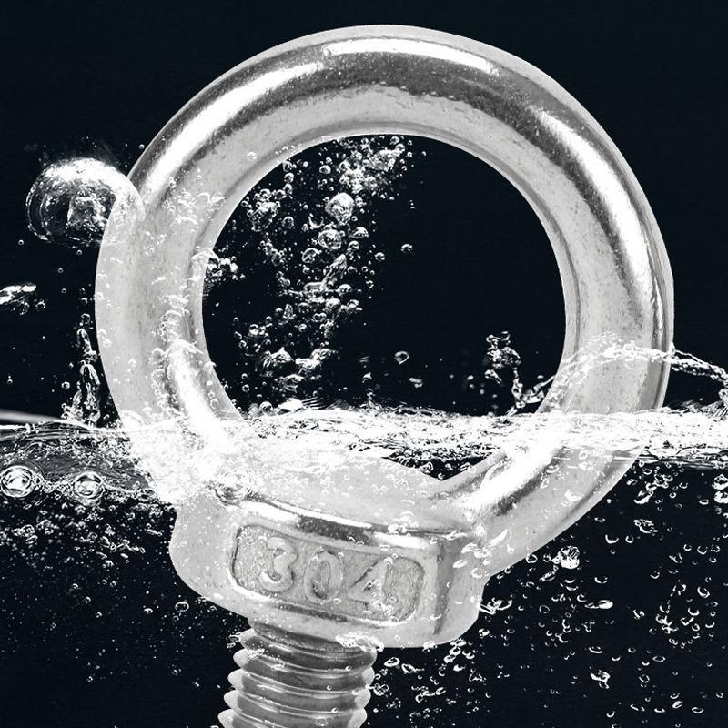 4/8PCS Eye Bolt Tie Down Kit For Rhino Pioneer Platform Roof Rack Fix The 4WD Awning - 4PCS