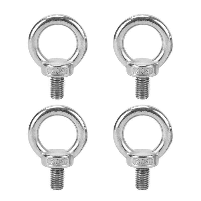 4/8PCS Eye Bolt Tie Down Kit For Rhino Pioneer Platform Roof Rack Fix The 4WD Awning - 4PCS