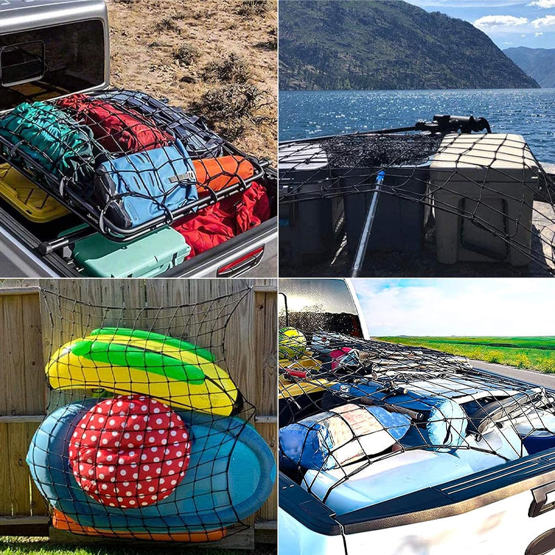 15/30pcs Heavy Duty Luggage Net Hooks Cargo Tie Down Straps Bungee Cord Clips - 30PCS