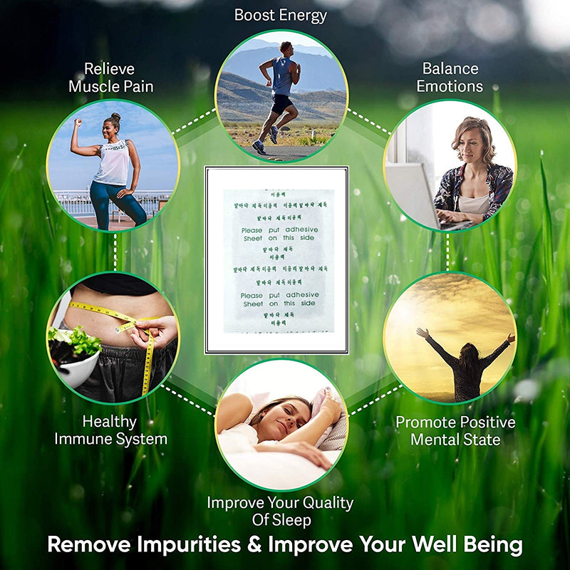 10-300 Ginger Herbal Detox Foot Patches for Slimming & Cleansing - 10PCS