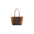 Michael Kors Women's Charlotte Signature Leather Large Top Zip Tote Handbag Bag (Brown) - One Size
