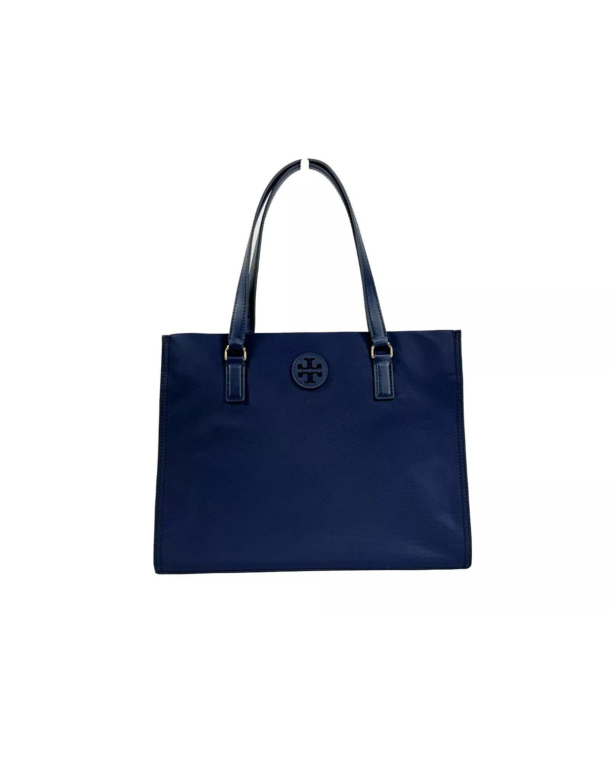 Tory Burch Women&#39;s Navy Ella Small Nylon Tote Bag Purse 160633 - One Size