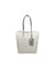 Michael Kors Women's Vincent With Card Case Large Tote Purse Bag Silver - One Size