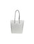 Michael Kors Women's Vincent With Card Case Large Tote Purse Bag Silver - One Size