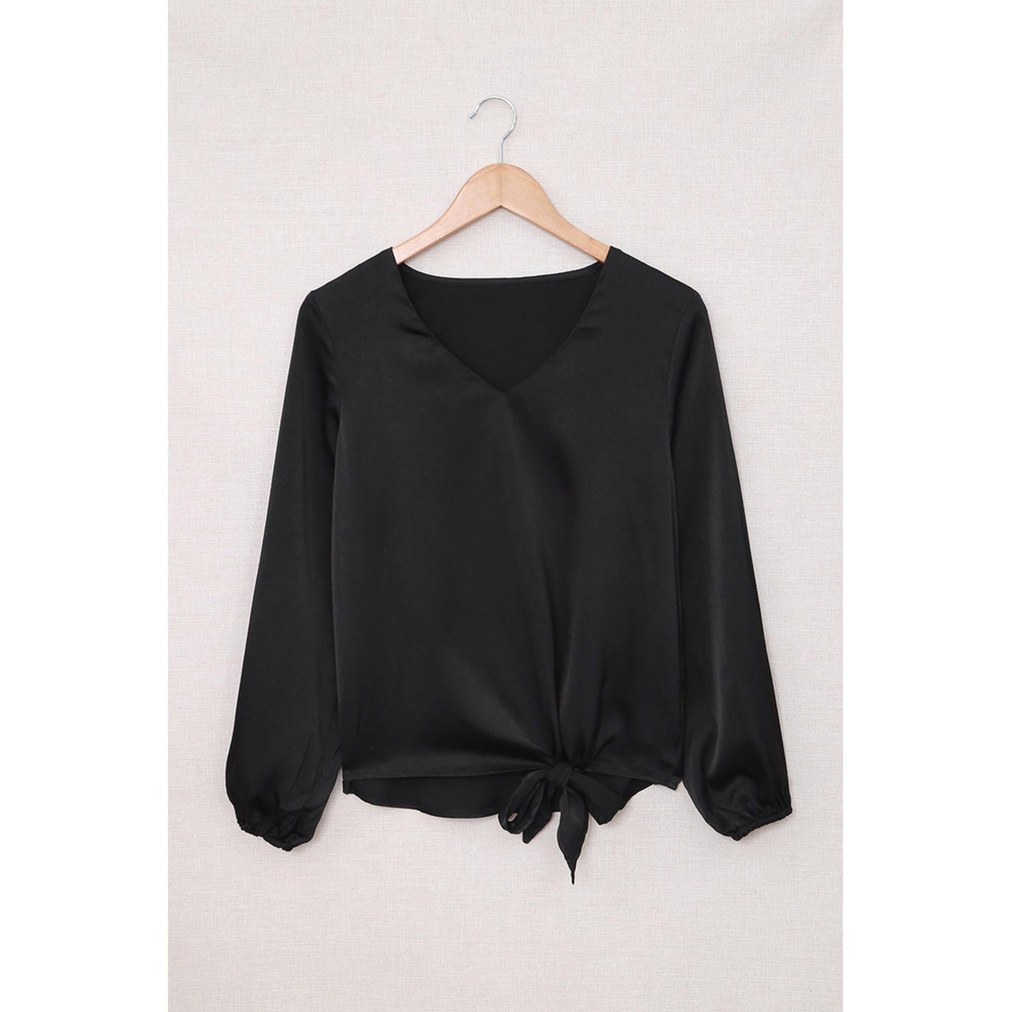 Azura Exchange Bubble Sleeve Blouse - XL