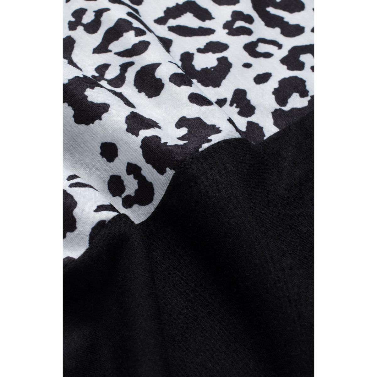 Azura Exchange Leopard Cut Out Long Sleeve Top - M