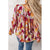 Azura Exchange Abstract Printed Long Sleeve Blouse - M